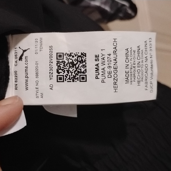 Puma x Von Dutch Reversible Black, Pink & White Colorblock & Plaid Windbreaker M - Picture 4 of 11